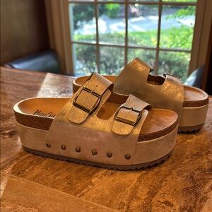 Corkys Metallic Sandals